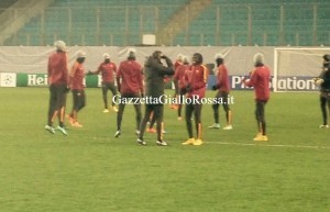 Allenamento Roma Mosca