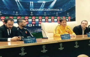 Rudi Garcia in conferenza stampa Cska Mosca-Roma