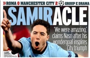 Roma-Manchester City Mirror