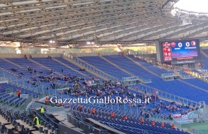 I primi tifosi del Feyenoord all'Olimpico