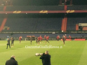 Allenamento a Rotterdam