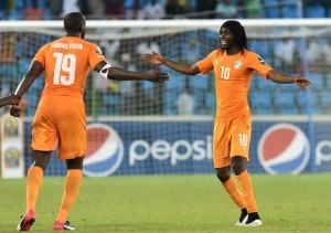 Gervinho e Touré (getty images)