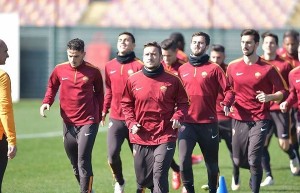 Allenamento (foto As Roma)