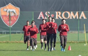 Allenamento As Roma (foto asroma.it)