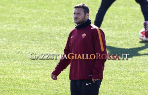 Allenamento Trigoria Totti