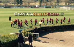 Trigoria allenamento