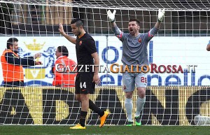 Chievo-Roma Manolas e De Sanctis