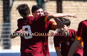 Giovanissimi Roma-Lazio esultanza