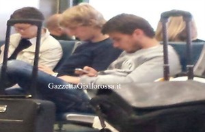 Ljajic all'aeroporto di Lisbona