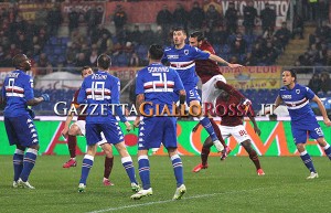 Roma-Sampdoria Romagnoli e Astori