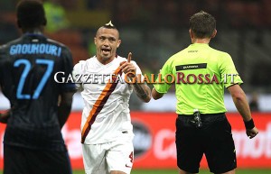 Inter-Roma proteste di Nainggolan