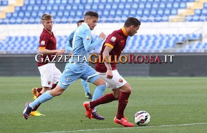 Primavera Roma-Lazio Sanabria in azione