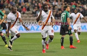 Sassuolo-Roma gol Doumbia