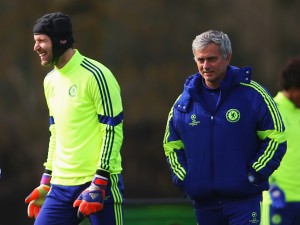 Cech e Mourinho