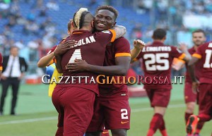 Lazio-Roma Nainggolan e Yanga-Mbiwa