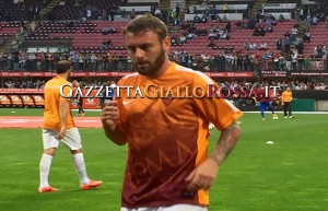 Milan-Roma De Rossi in allenamento