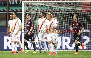 Milan-Roma squadra in area