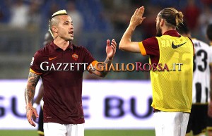 Roma-Udinese Nainggolan e Balzaretti