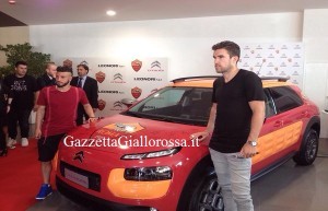 Verde e Strootman all'evento Citroen