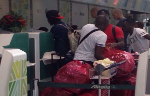 Gervinho a Fiumicino