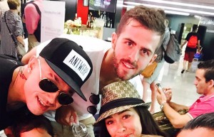 Nainggolan Pjanic vacanze