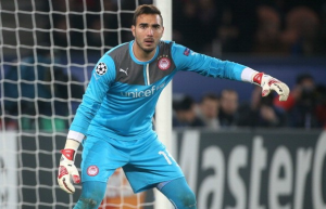 Roberto portiere dell'Olympiakos