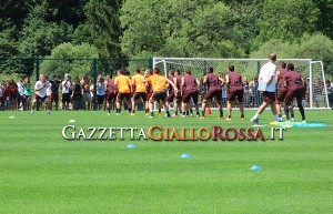 Allenamento Roma