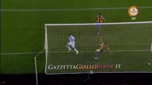 Il primo gol di Salah con la Roma!