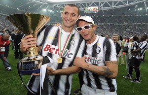 Lapo Elkann con Chiellini