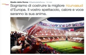 Tweet sulla Curva Sud