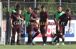 Trigoria allenamento