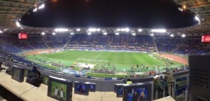 Tribuna stampa all'Olimpico