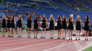 Le hostesso dell'Olimpico