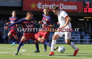 Youth League Barcellona-Roma Ponce