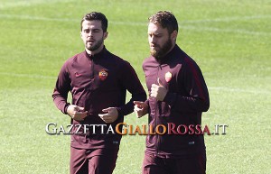 Trigoria Pjanic e De Rossi