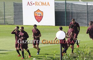 Trigoria allenamento