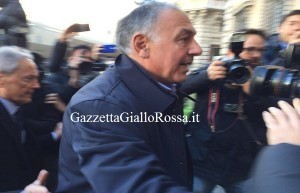 Pallotta arriva all'incontro con Gabrielli