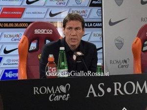 Garcia in conferenza stampa