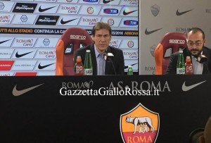 Garcia in conferenza stampa