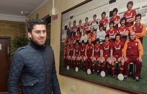 Zukanovic a Trigoria (foto asroma.it)