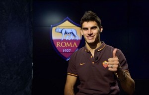 Diego Perotti (foto Twitter AS Roma)