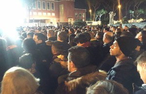 Roma-Real Madrid fila fuori lo stadio