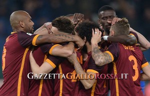 Roma-Sampdoria esultanza