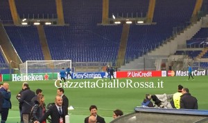 Il Real in allenamento all'Olimpico