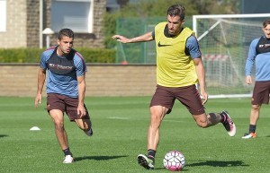 Strootman in allenamento (foto asroma.com)