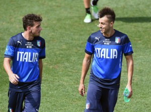 Florenzi ed El Shaarawy a Coverciano