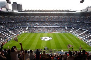 Lo stadio Santiago Bernabeu