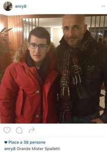 Enrico Lotito con Spalletti