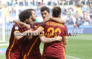 Lazio-Roma El Shaarawy esultanza 3