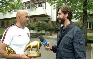 Spalletti riceve il Tapiro d'Oro